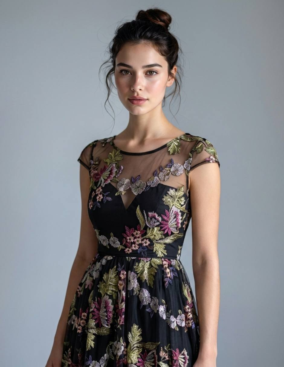 Vestido largo fiesta para mujer 4