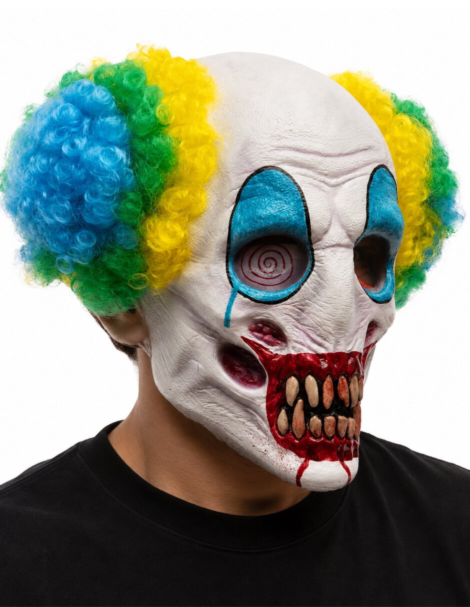 Máscara para disfraz de Payaso Hipnotizado 3