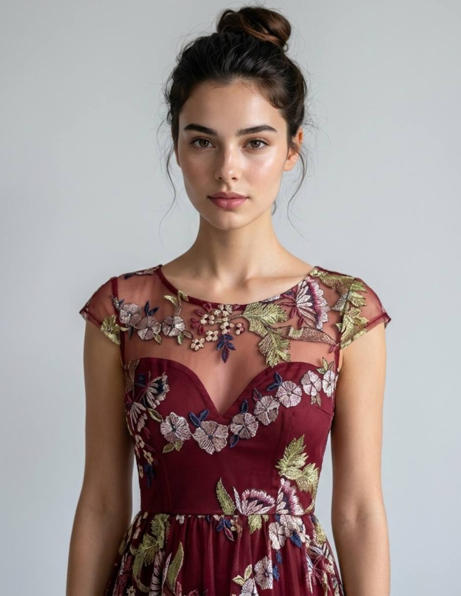 Vestido largo fiesta para mujer 4