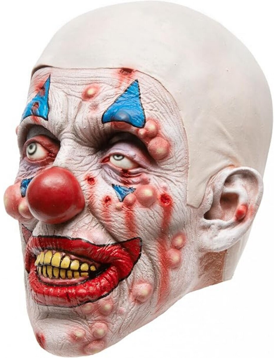 Máscara para disfraz de payaso con barros 2