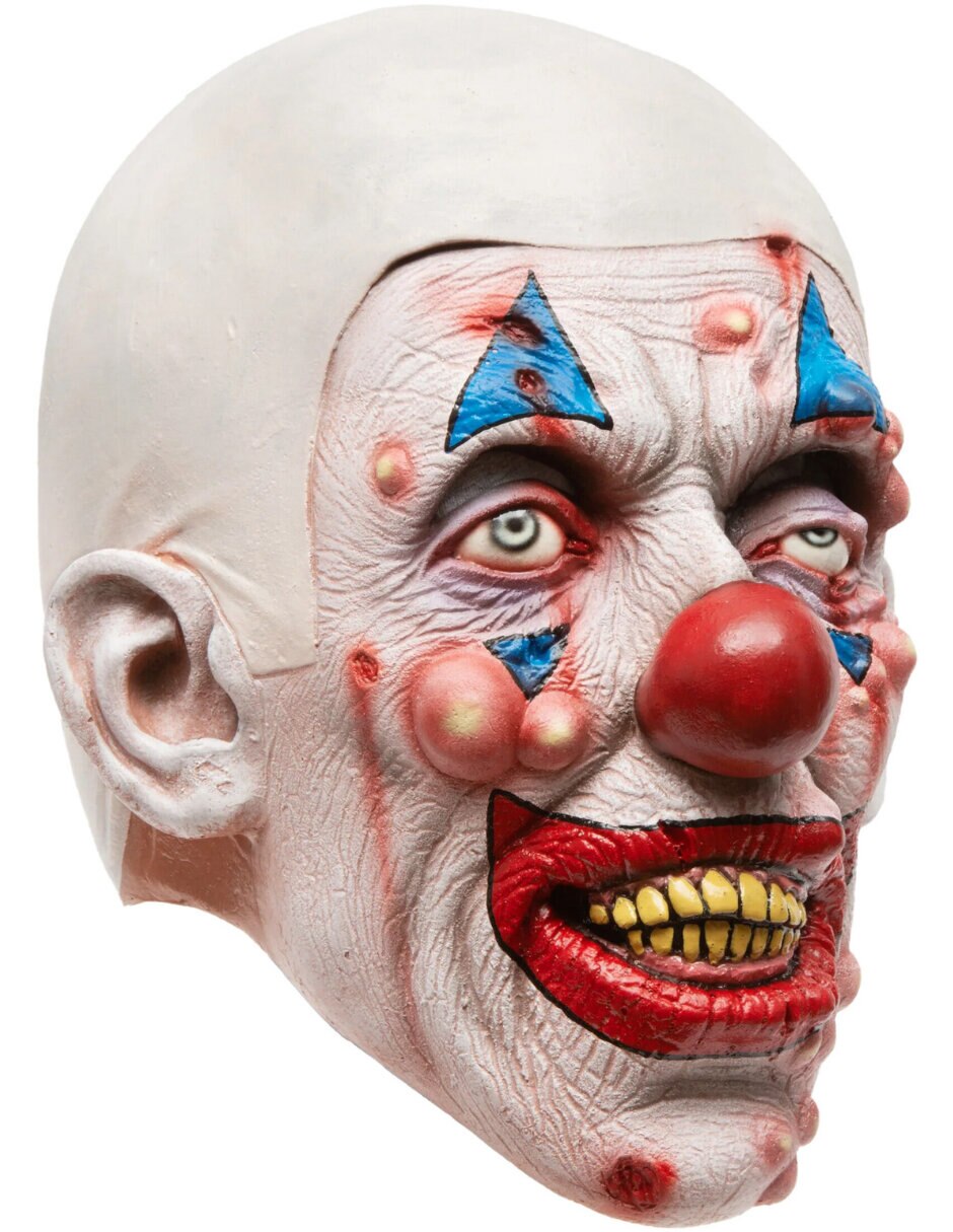 Máscara para disfraz de payaso con barros 3