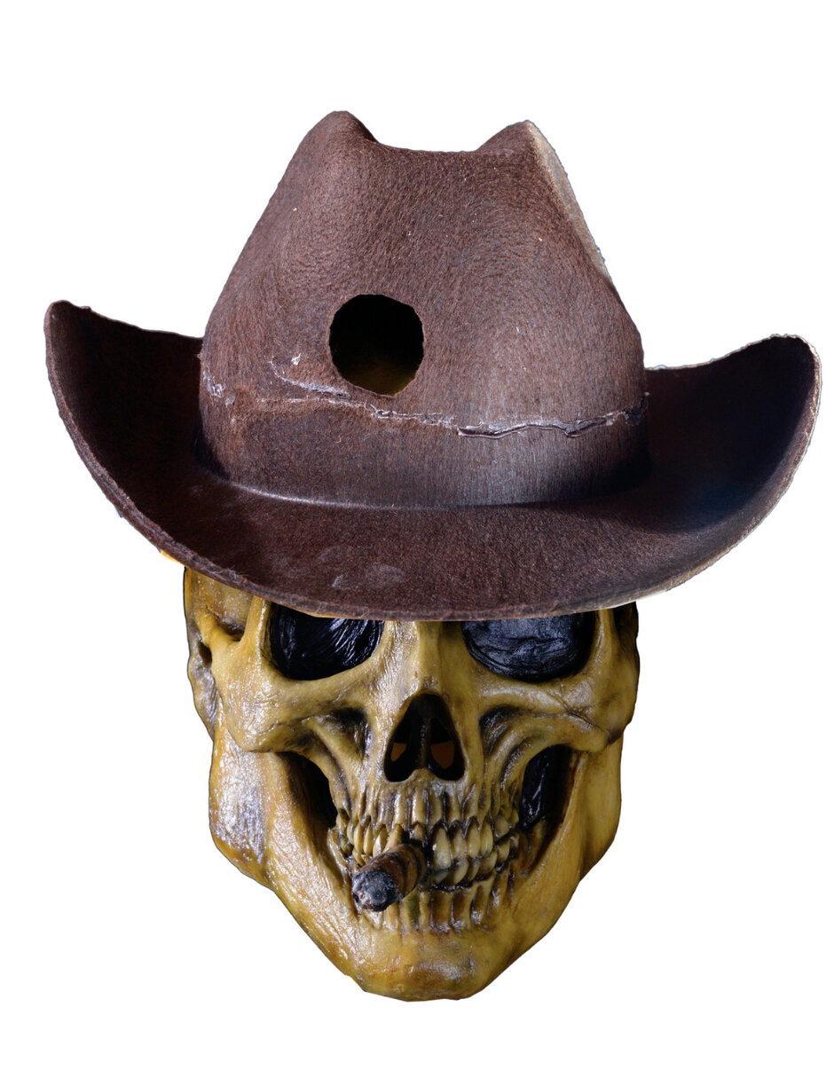 Máscara para disfraz de Hallowwen de Fantasma Vaquero