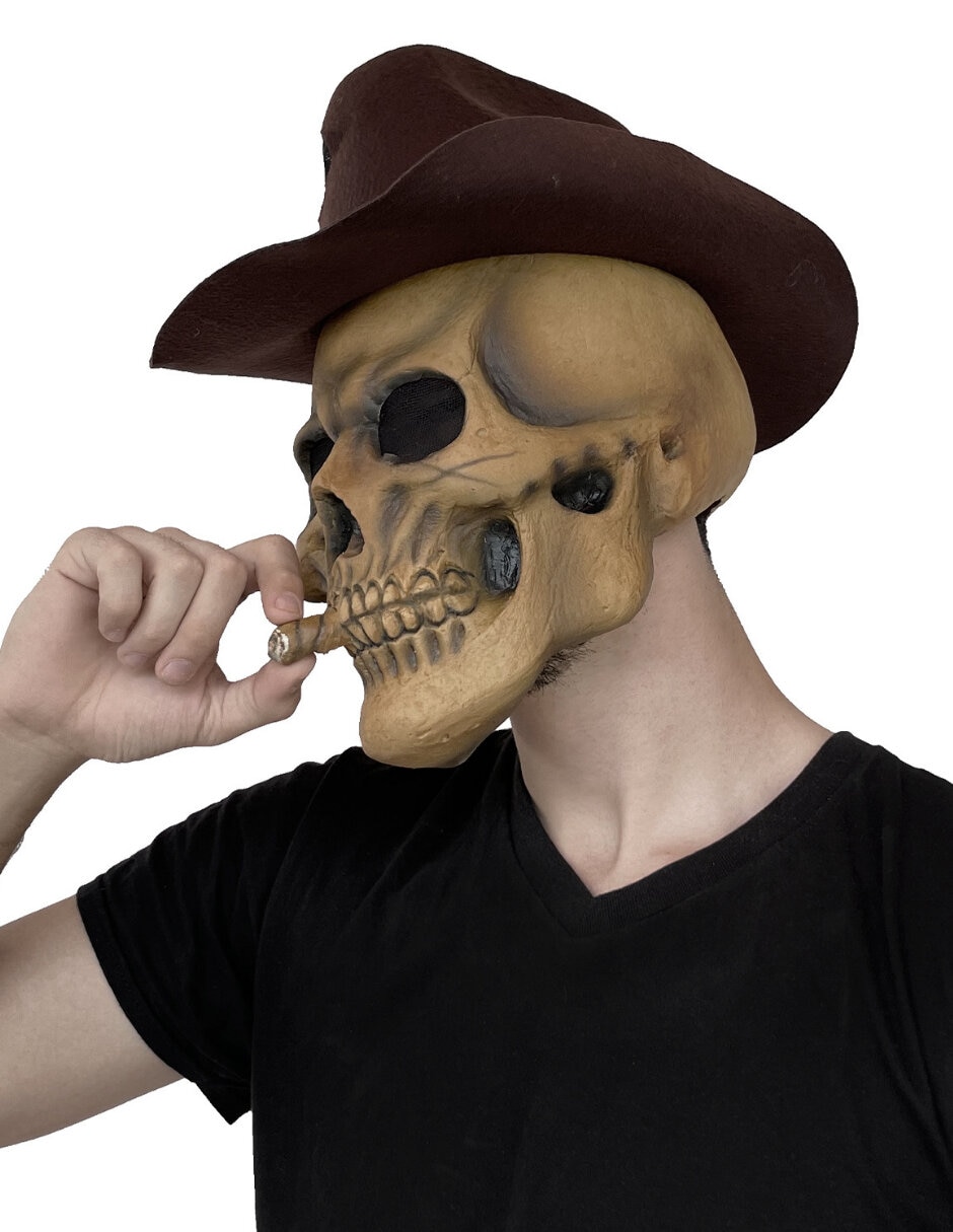 Máscara para disfraz de Hallowwen de Fantasma Vaquero 3