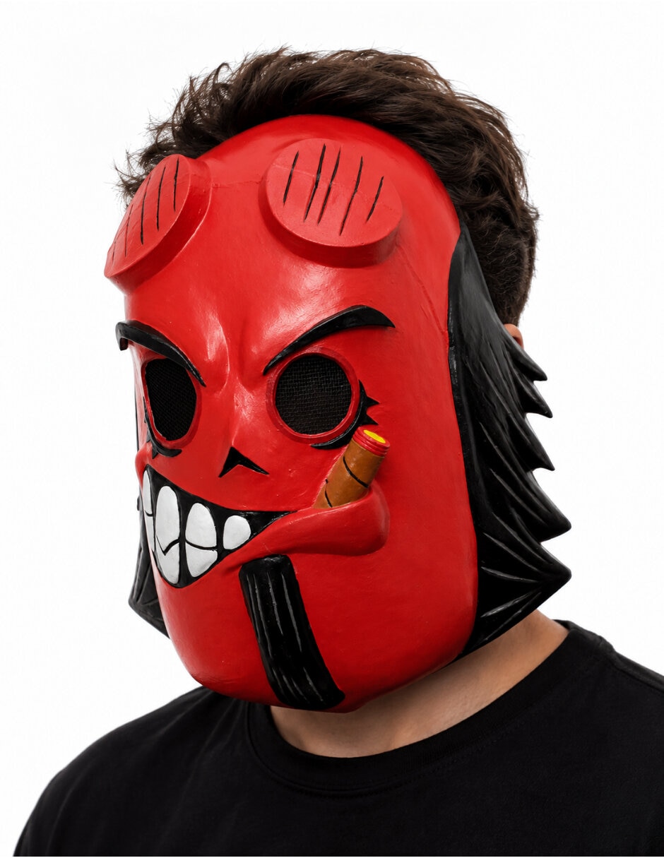 Máscara para disfraz de Demonio 2