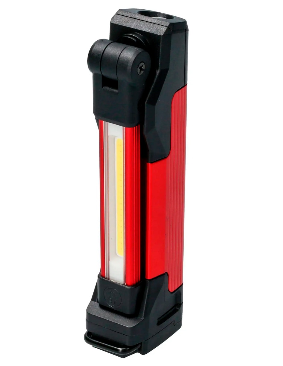 Linterna de trabajo Urrea LED tipo Slim para taller plegable recargable de 180 lm