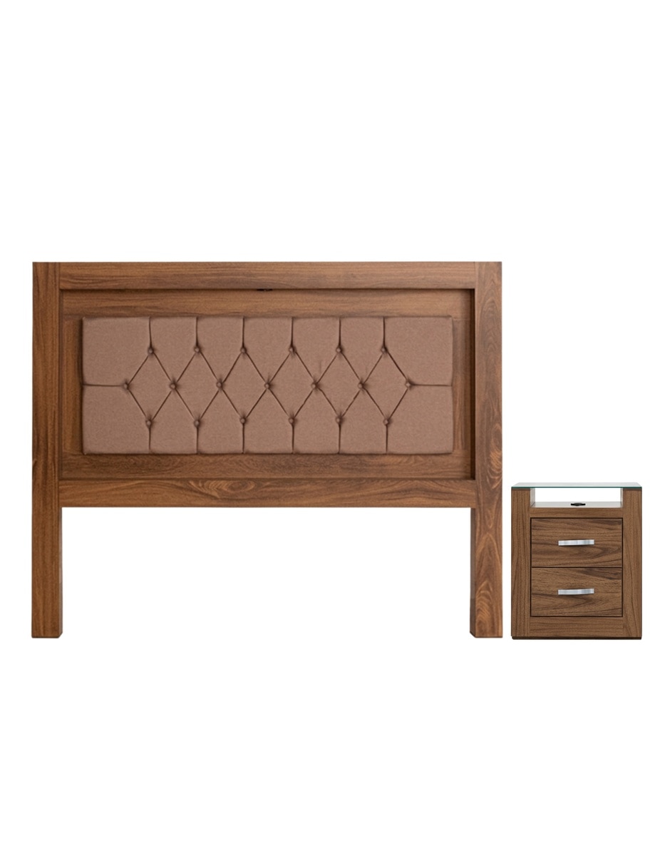 Set cabecera Bordeaux de madera Set cabecera Bordeaux de madera