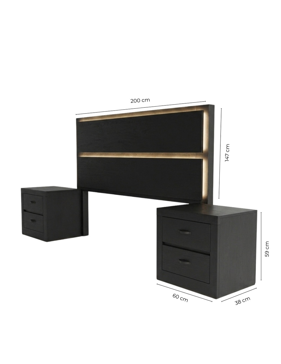 Set cabecera Arlene de melamina 11