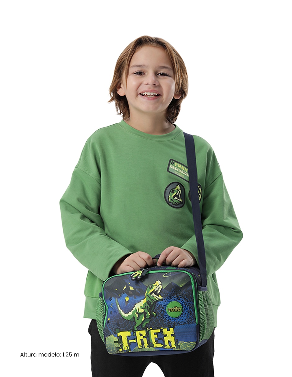 Set mochila escolar Dinosaurios Totto Combo Digisaurio L para niño