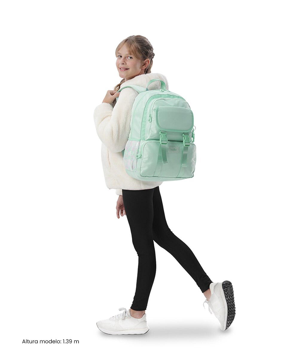 Set mochila escolar Combo Cluw para niña 3