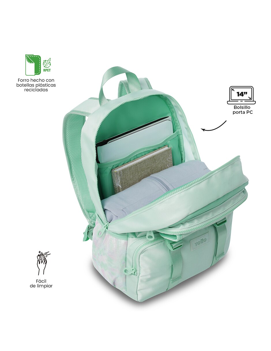 Set mochila escolar Combo Cluw para niña 5