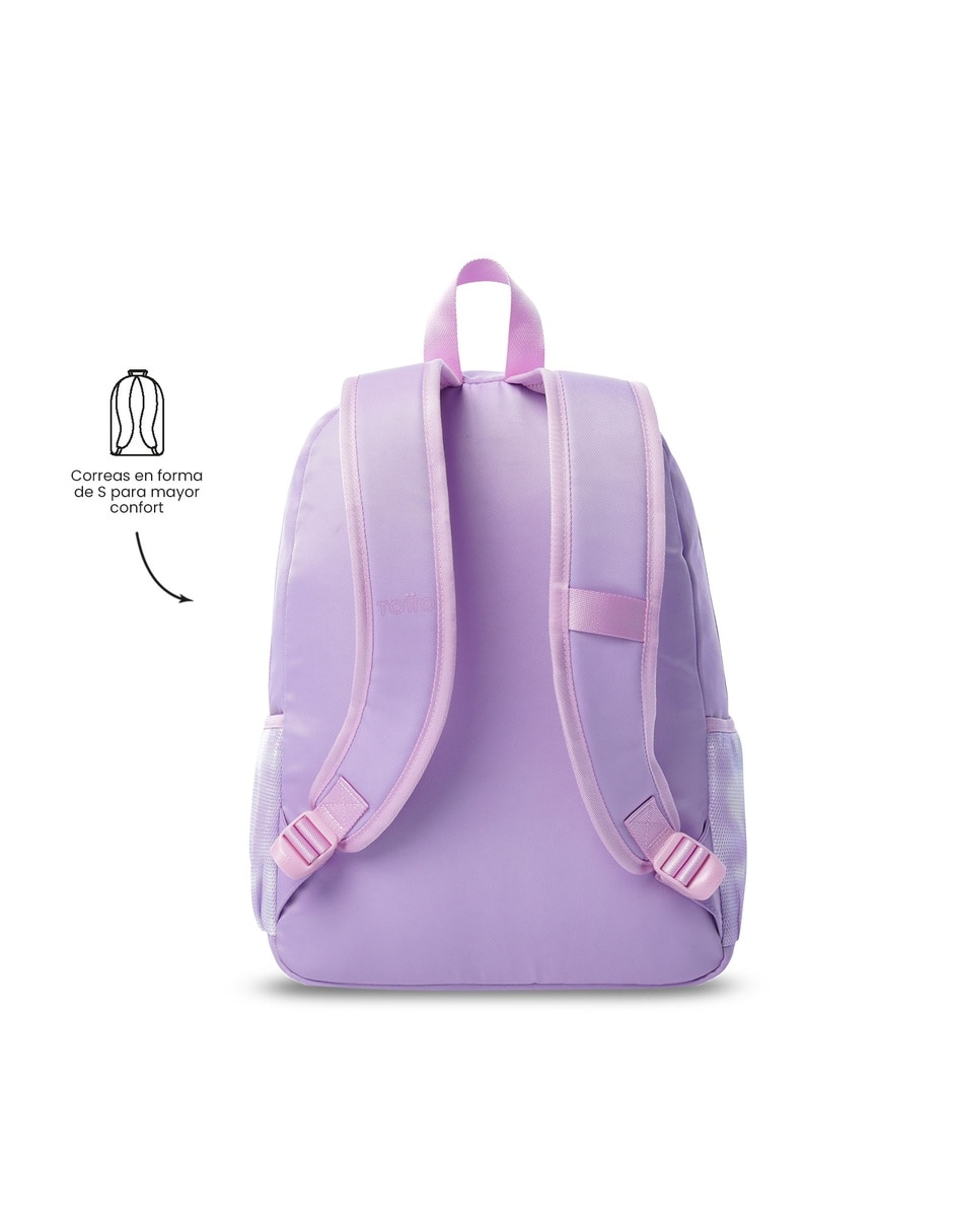 Set mochila escolar Totto Combo Cluw para niña