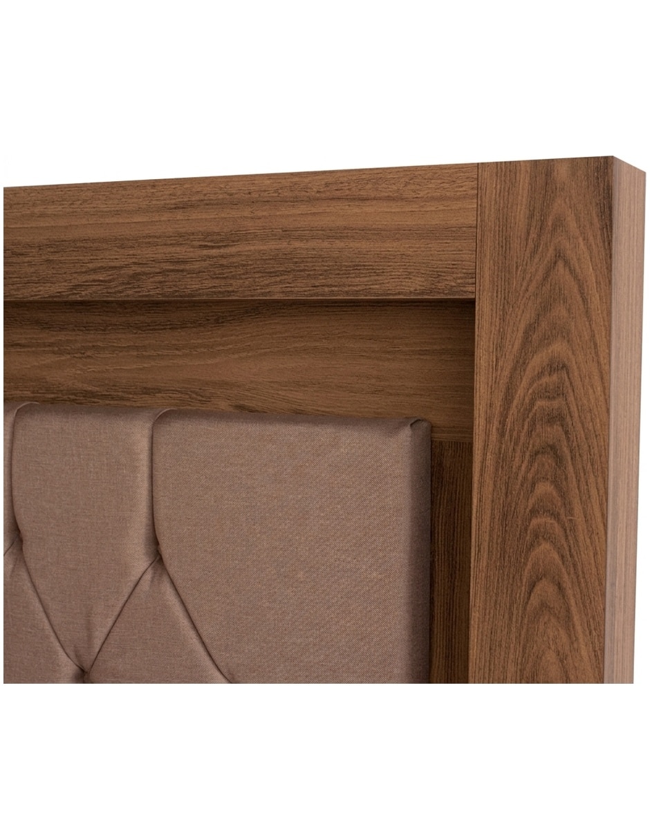 Cabecera Bordeaux de madera 3