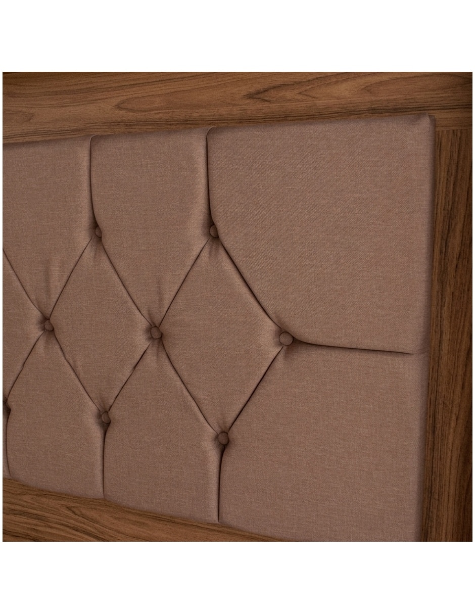 Cabecera Bordeaux de madera 7