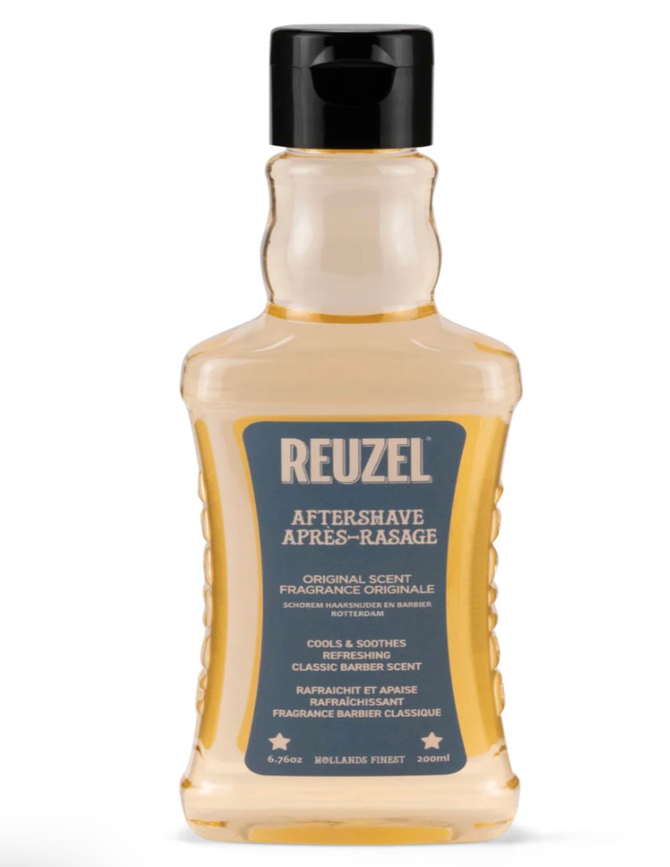 Loción after shave afeitado Aftershave 100ml Líquido dorado cristalino clásico de las barberías tradicionales 1