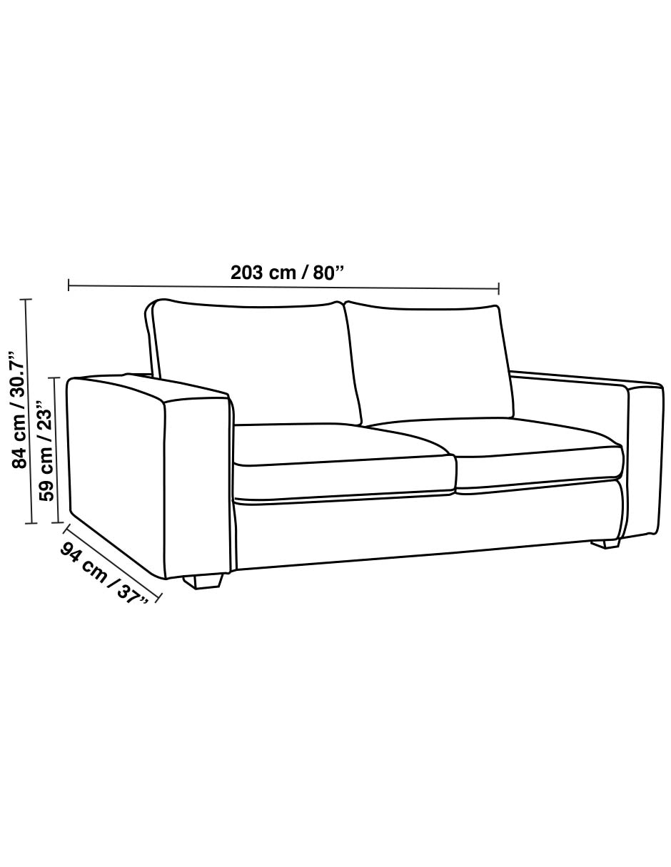 Love seat Lenox 10