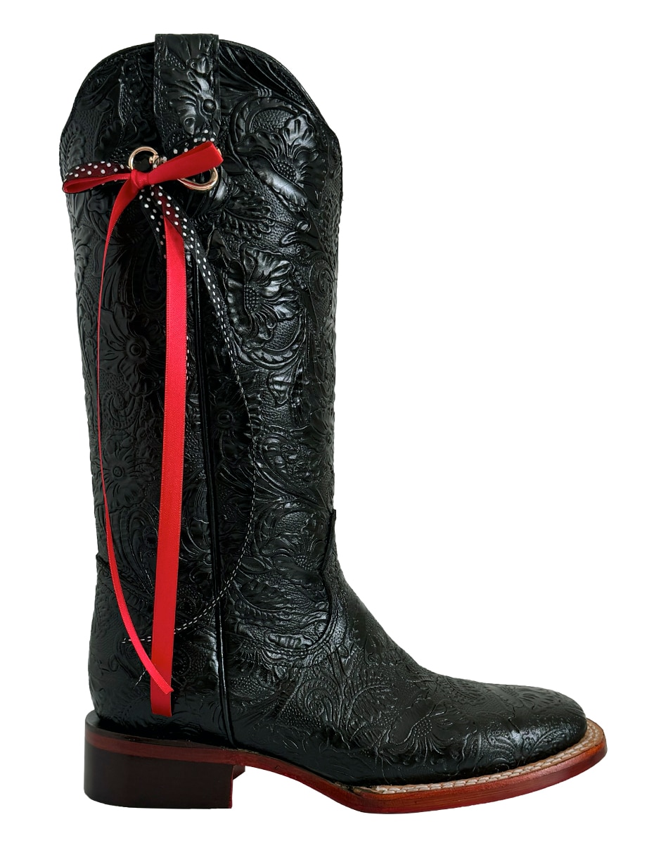 Bota cowboy Media pierna VAQUERO de piel bovino para mujer Bota cowboy Media pierna VAQUERO de piel bovino para mujer