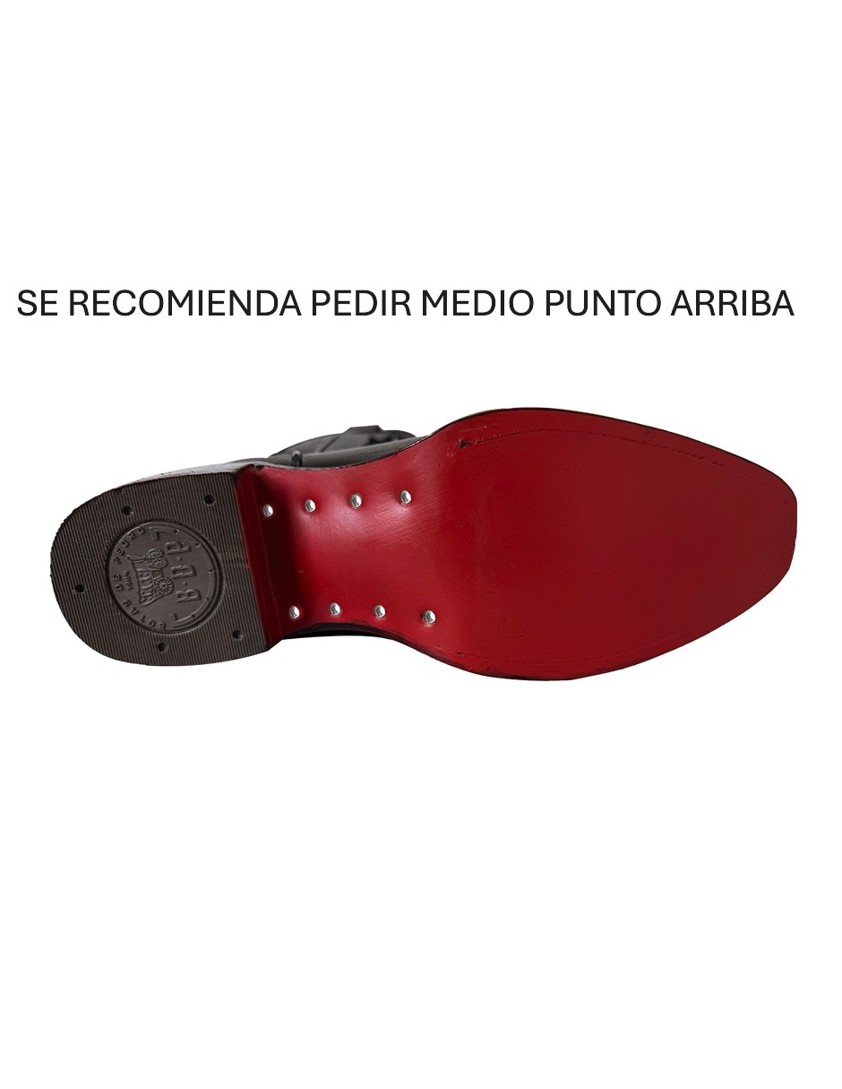 Bota cowboy Abajo de la rodilla BDP BOTAS DE PEDRO de piel bovino para mujer