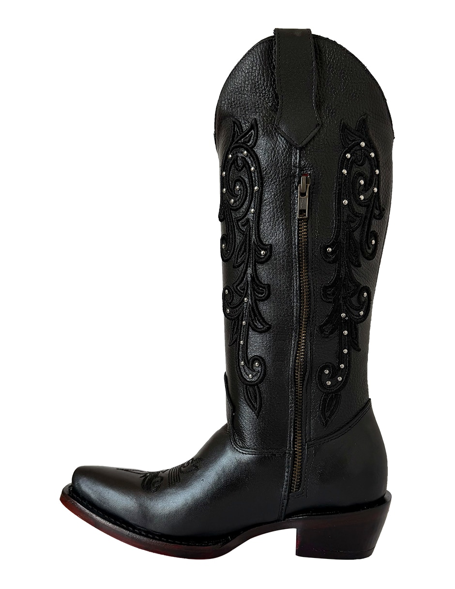 Bota cowboy Abajo de la rodilla BDP BOTAS DE PEDRO de piel bovino para mujer