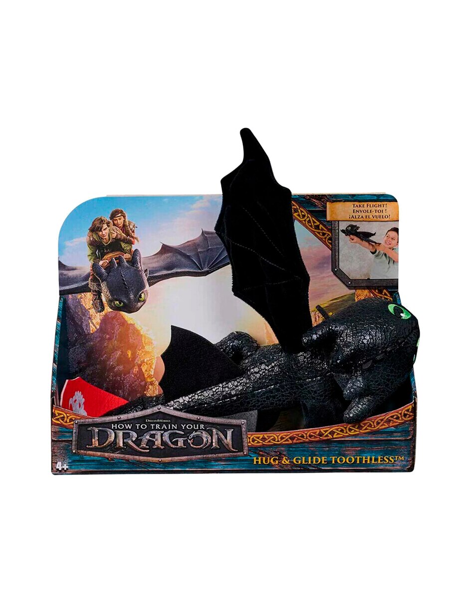 Peluche de chimuelo como entrenar a tu dragon hug and glide de 30 cm