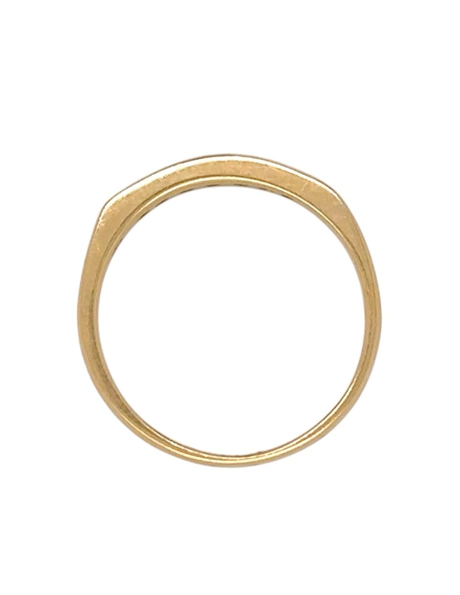 Anillo multi gemas ovalados jul2026 14 k de oro amarillo diamante brillante 4