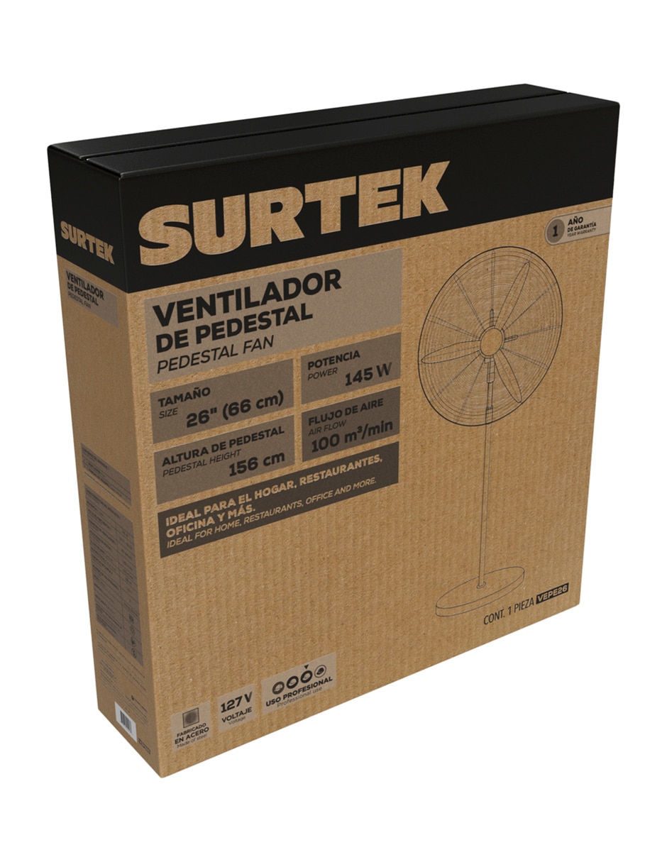Ventilador de pedestal 3 velocidades 2
