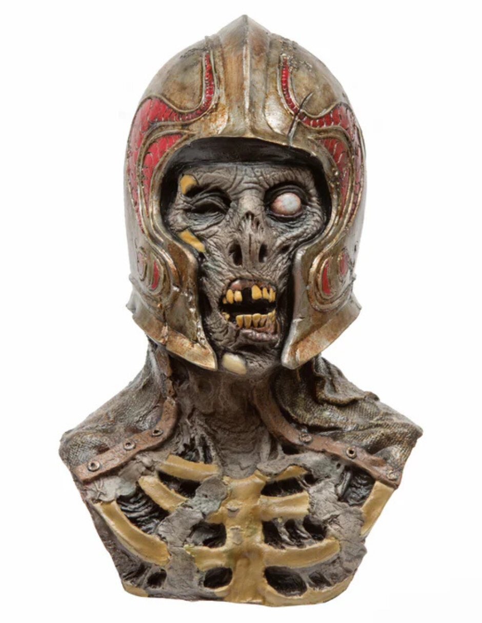 Máscara para disfraz de Muerto viviente zombie guerrero Diseños originales