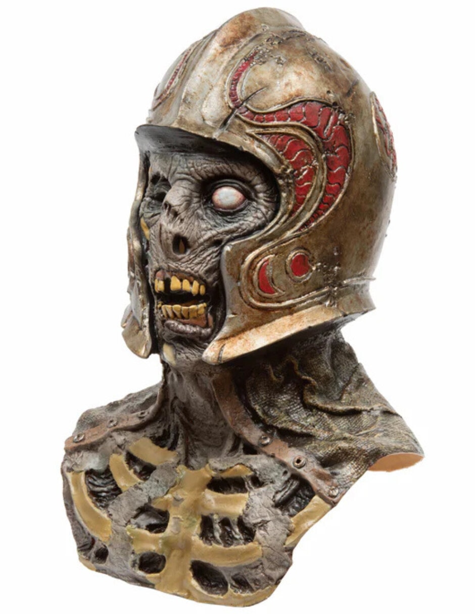 Máscara para disfraz de Muerto viviente zombie guerrero Diseños originales 3
