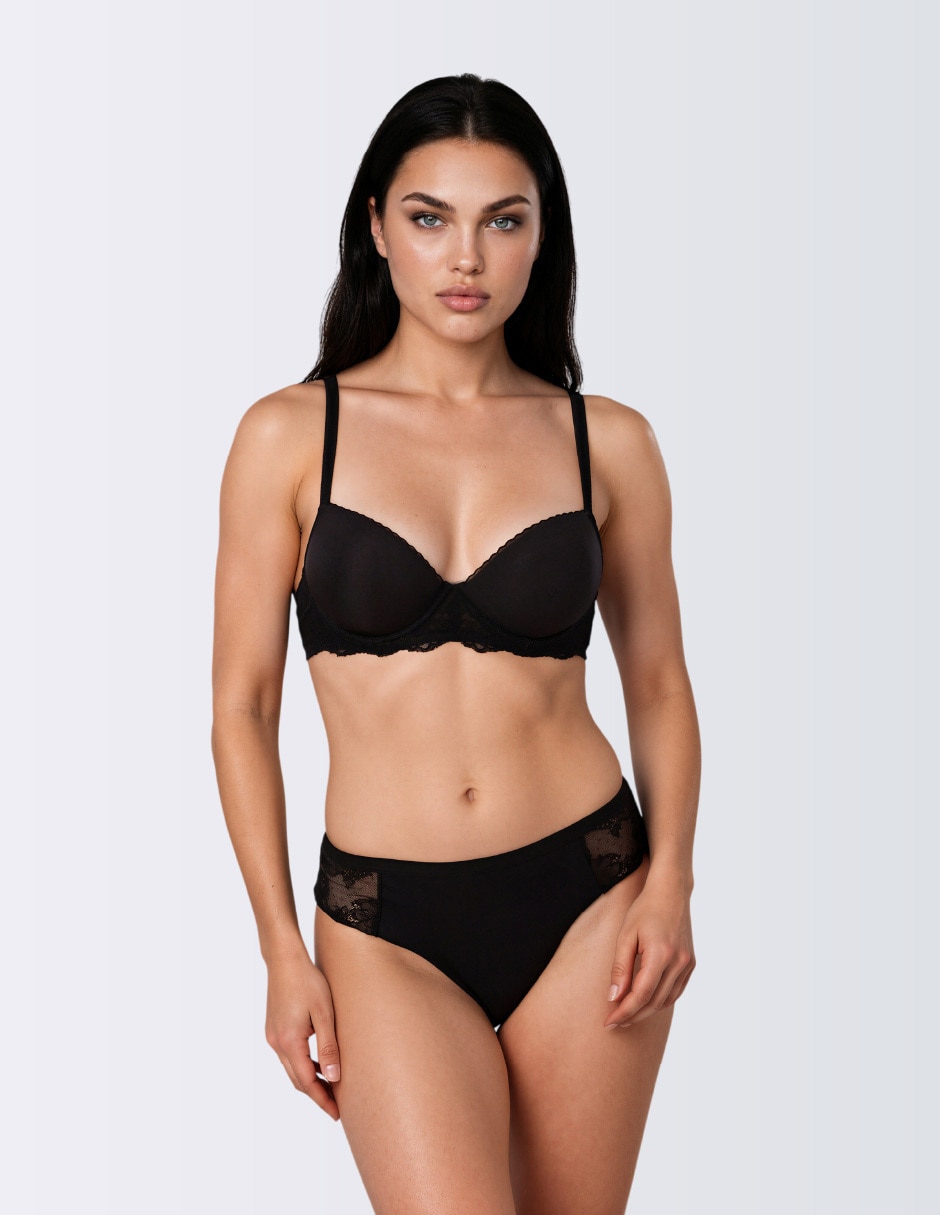 Brassiere t-shirt bra con copa para mujer 1