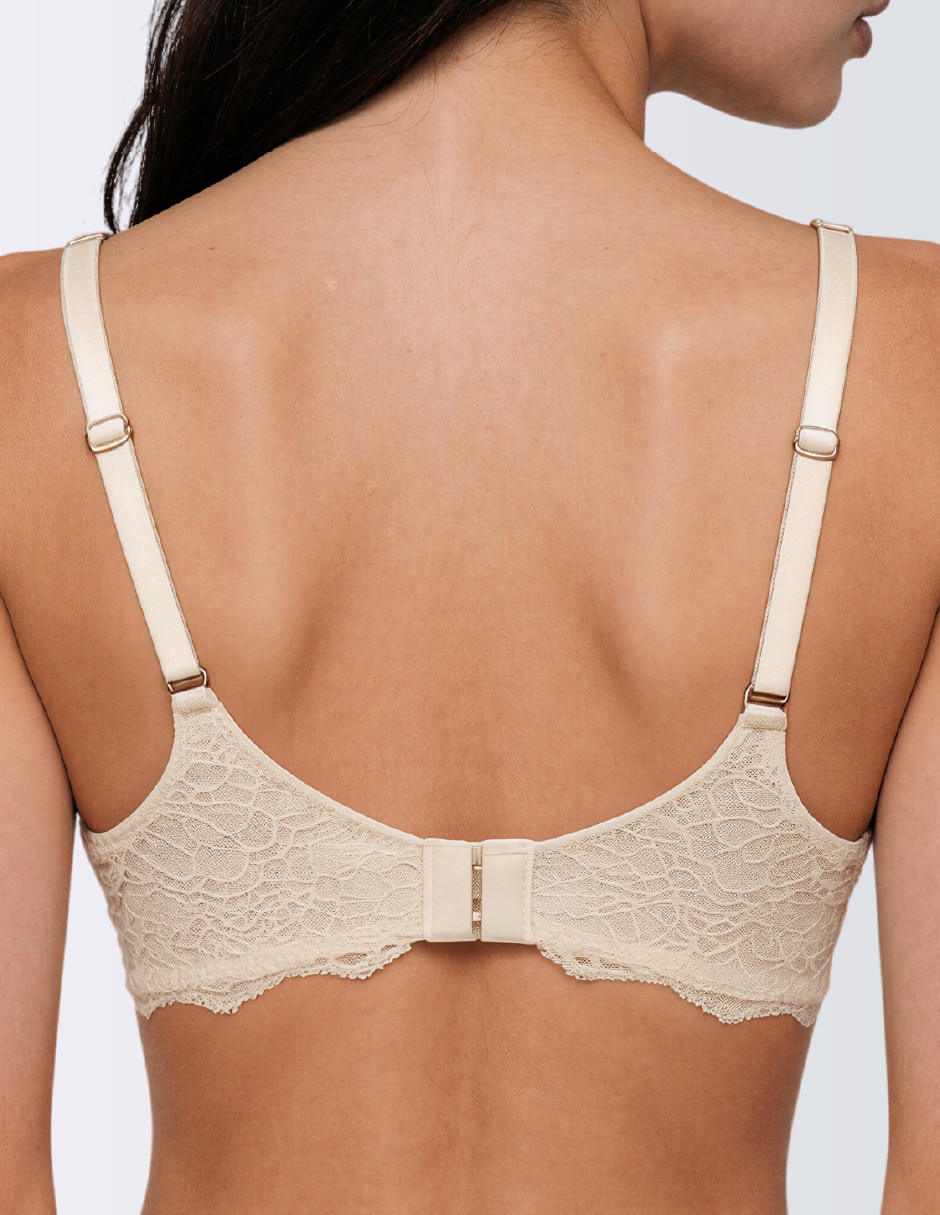 T-shirt bra con copa para mujer 3