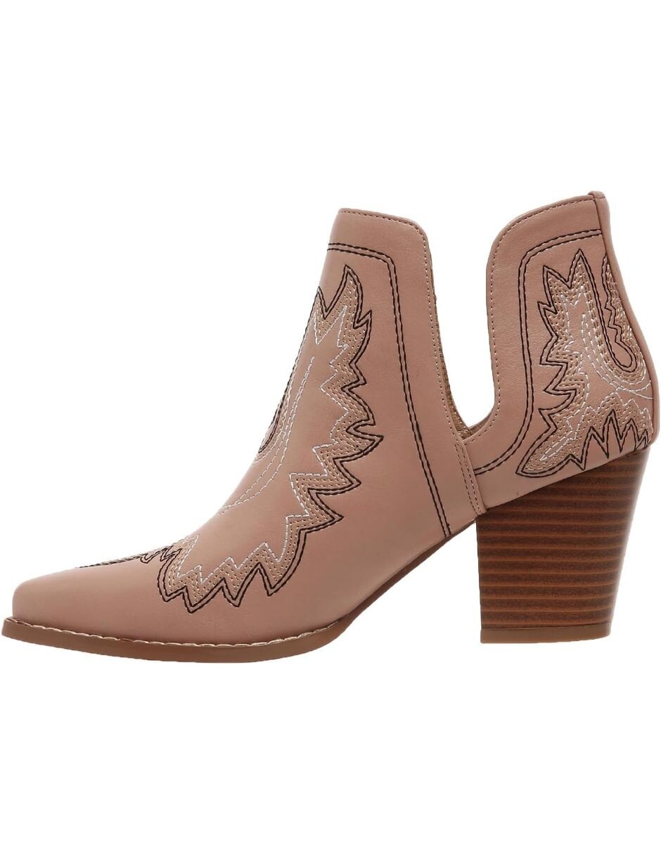Bota cowboy arriba del tobillo para mujer 1