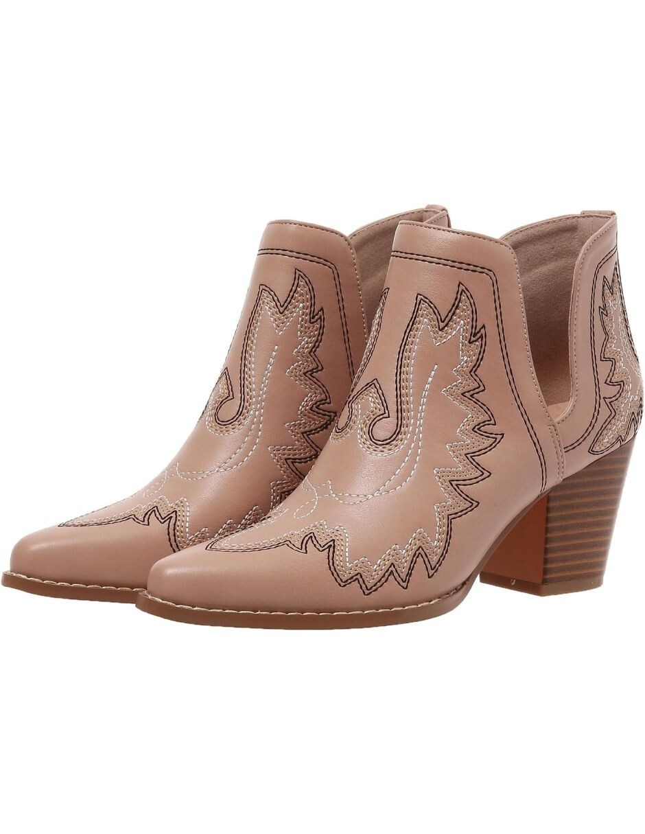 Bota cowboy arriba del tobillo para mujer 5