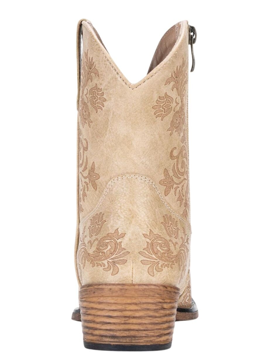 Bota cowboy arriba del tobillo gwin para mujer