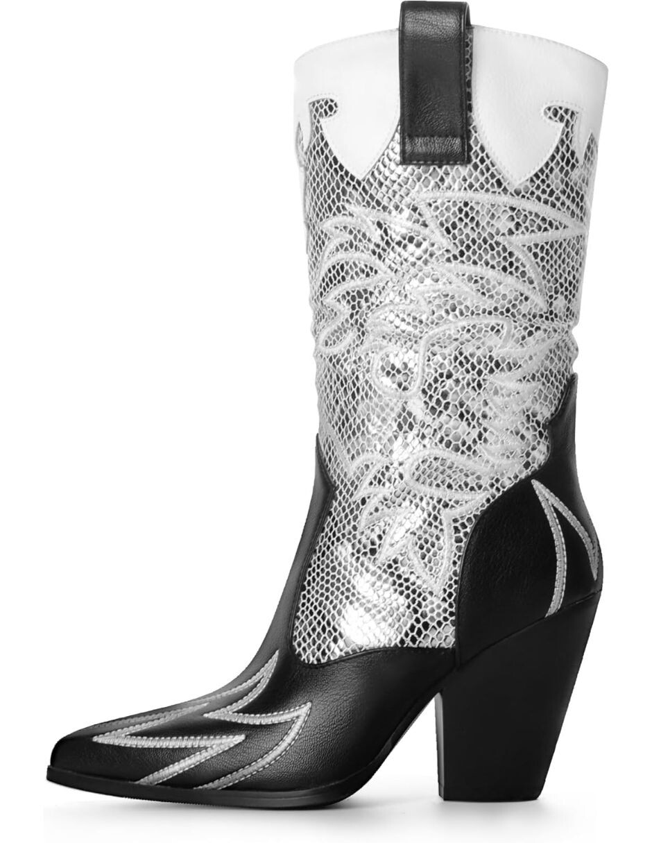 Bota cowboy arriba del tobillo para mujer Bota cowboy arriba del tobillo para mujer