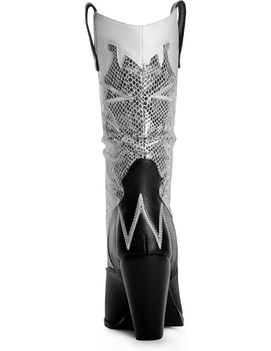Bota cowboy arriba del tobillo para mujer 5