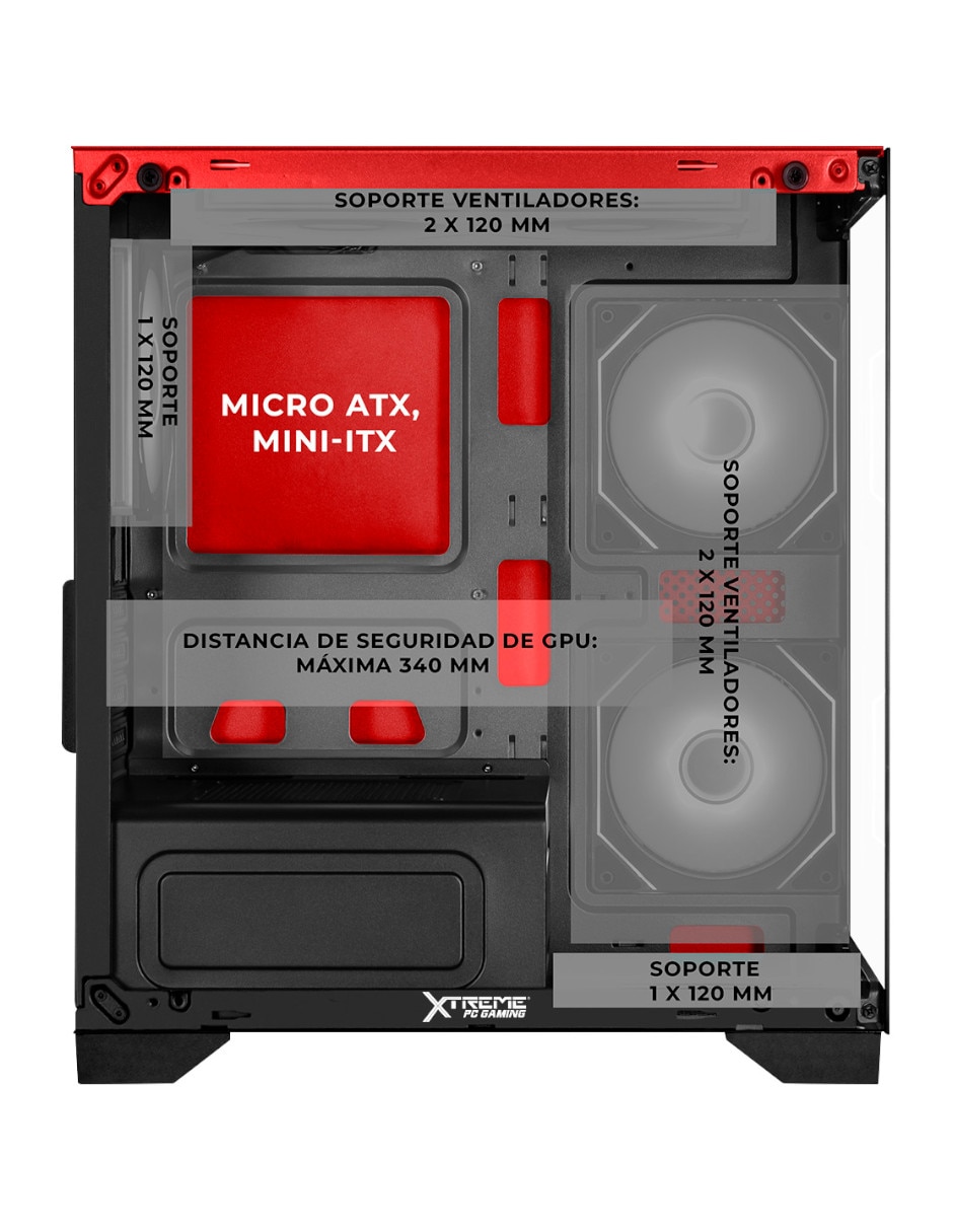Gabinete Xtreme PC Gaming CXTSPHIRD