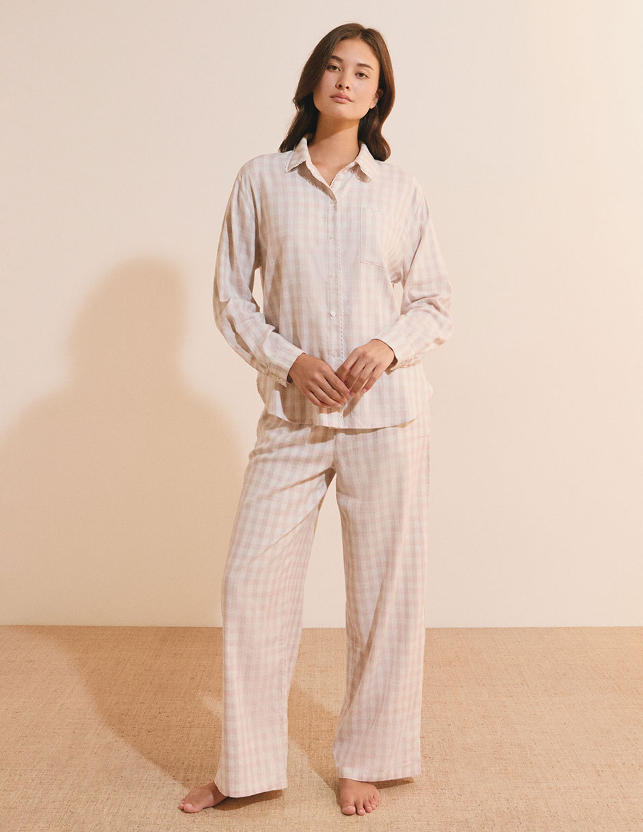 Pantalón pijama de algodón para mujer 5