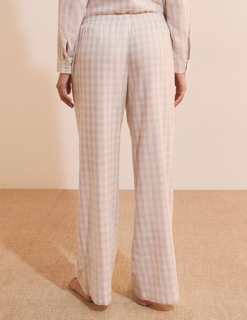 Pantalón pijama de algodón para mujer
