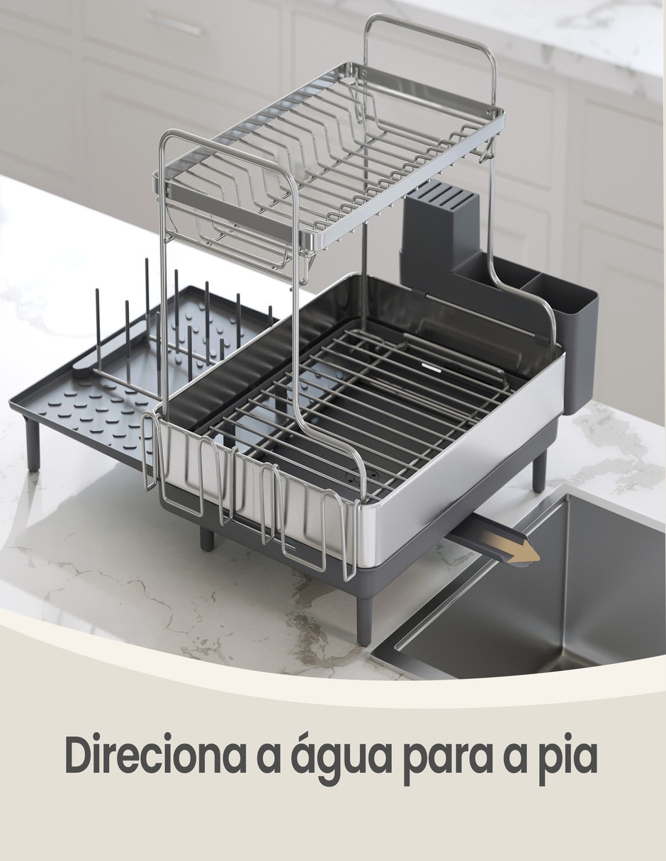 Escurridor de trastes paxton de acero 2