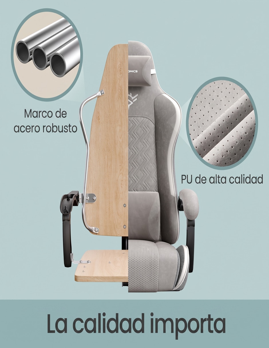 Silla cathy songmics home de acero