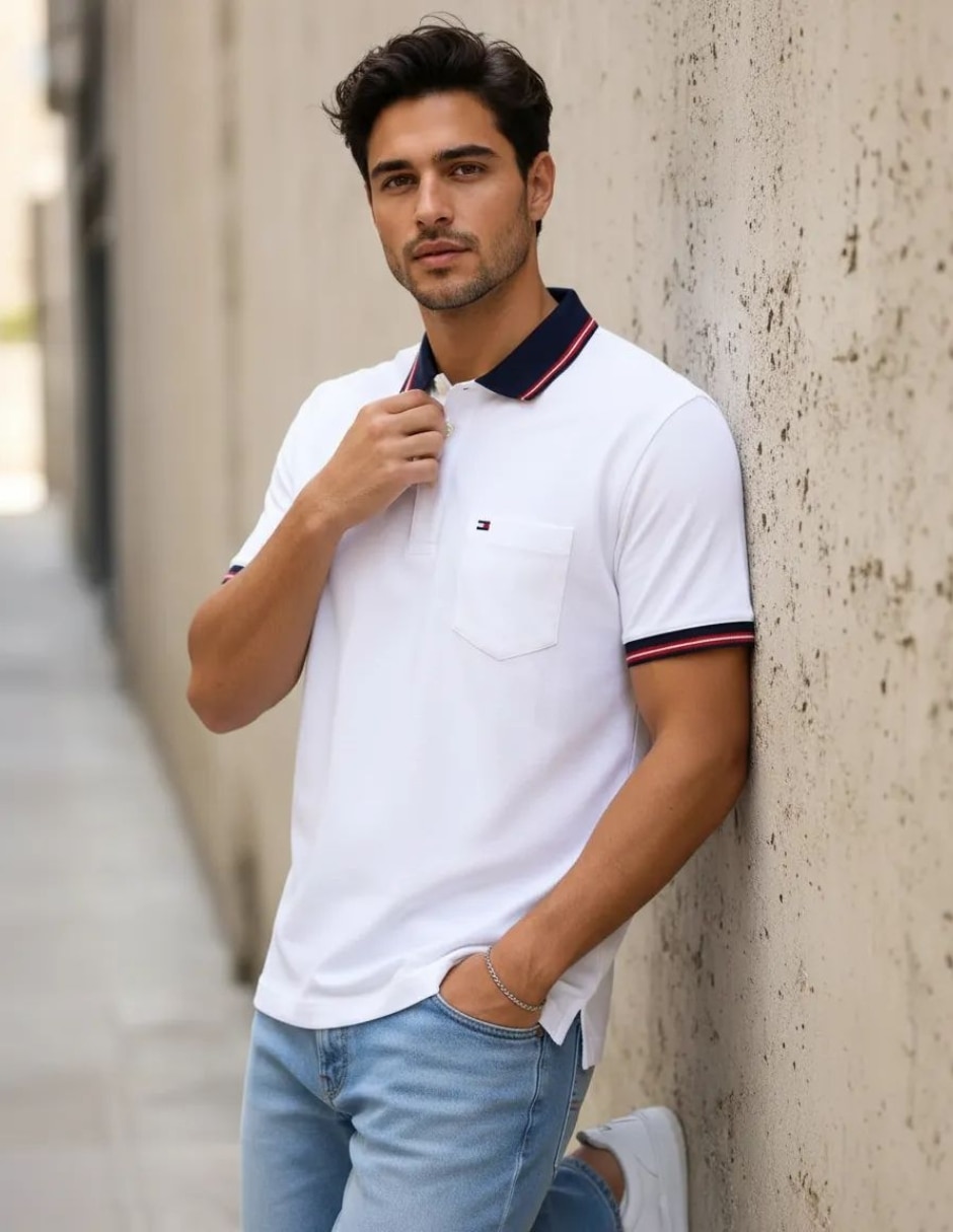 Playera tipo polo/set playera tipo polo para hombre 5