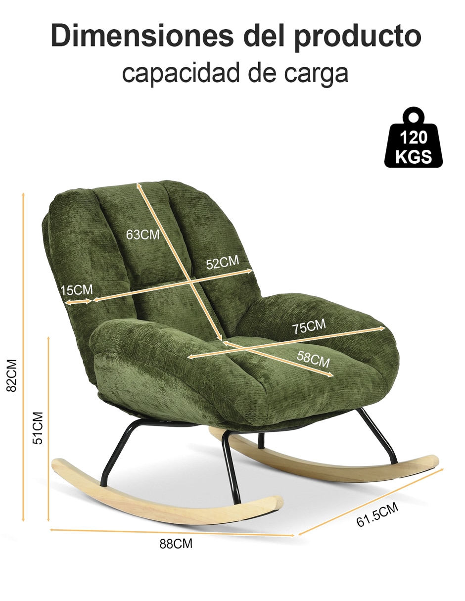 Sofá ocasional de tela 13
