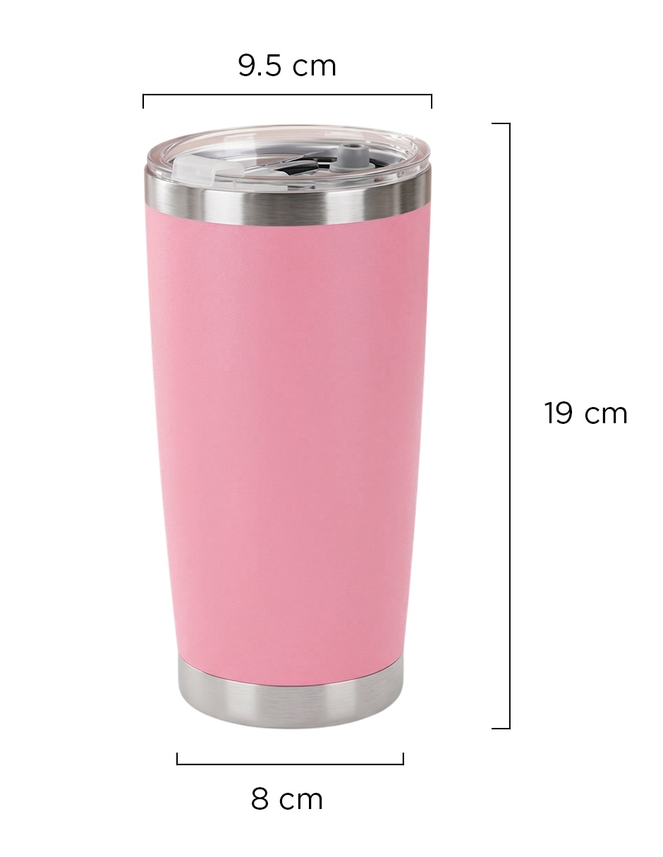 Termo set 25 termos giulia 20 oz rosa con tapa a presión 8