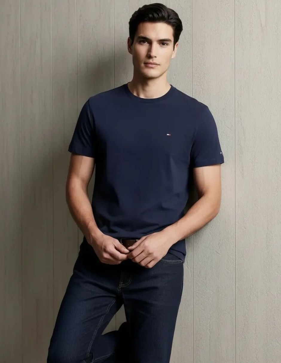 Playera cuello redondo para hombre 3