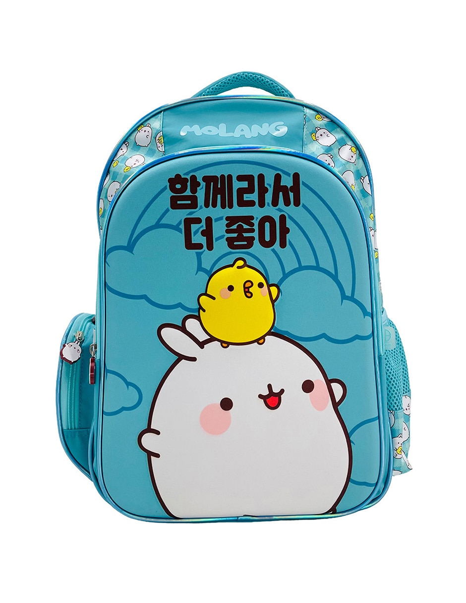 Mochila escolar molang y piu piu molang unisex