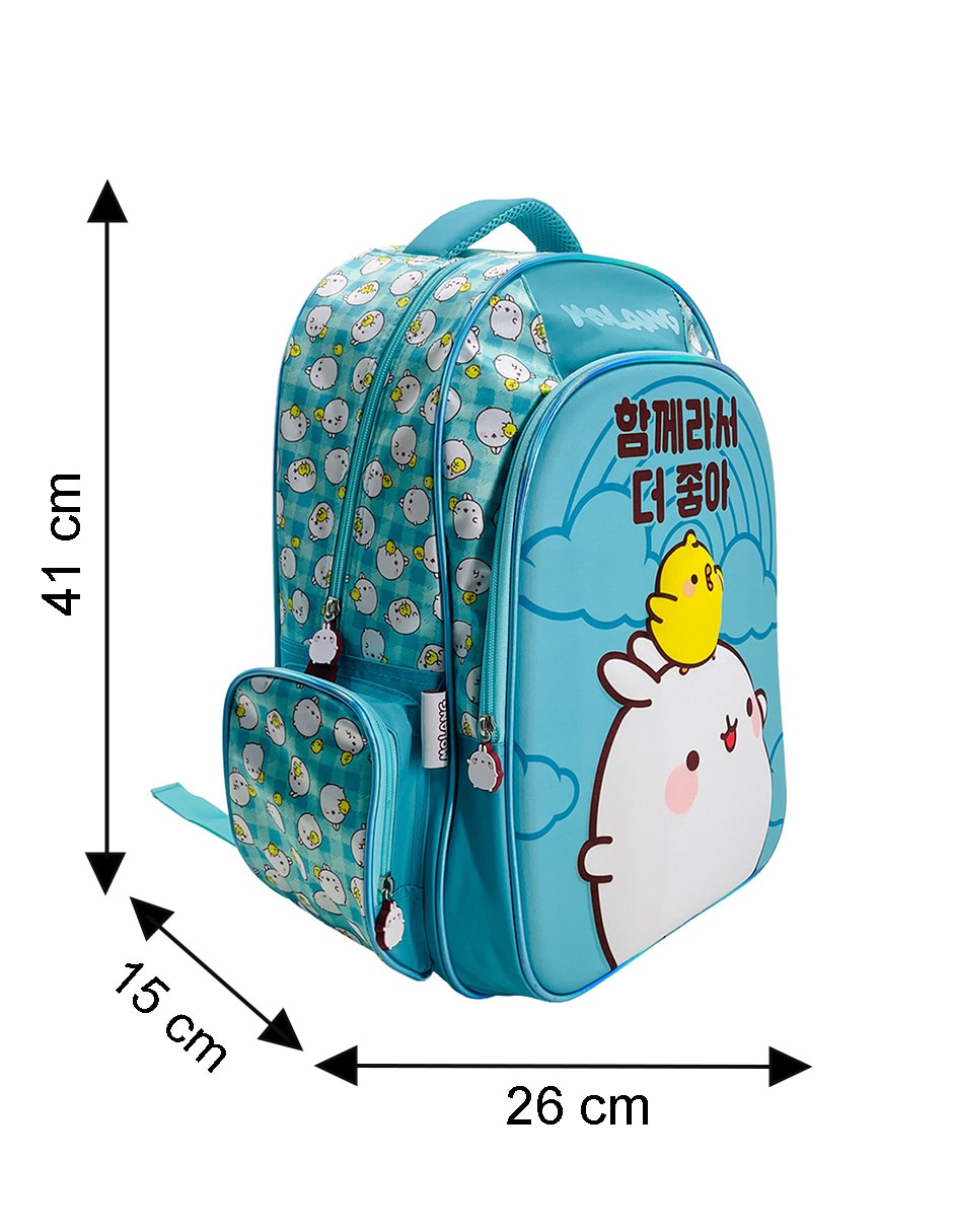 Mochila escolar molang y piu piu molang unisex 7