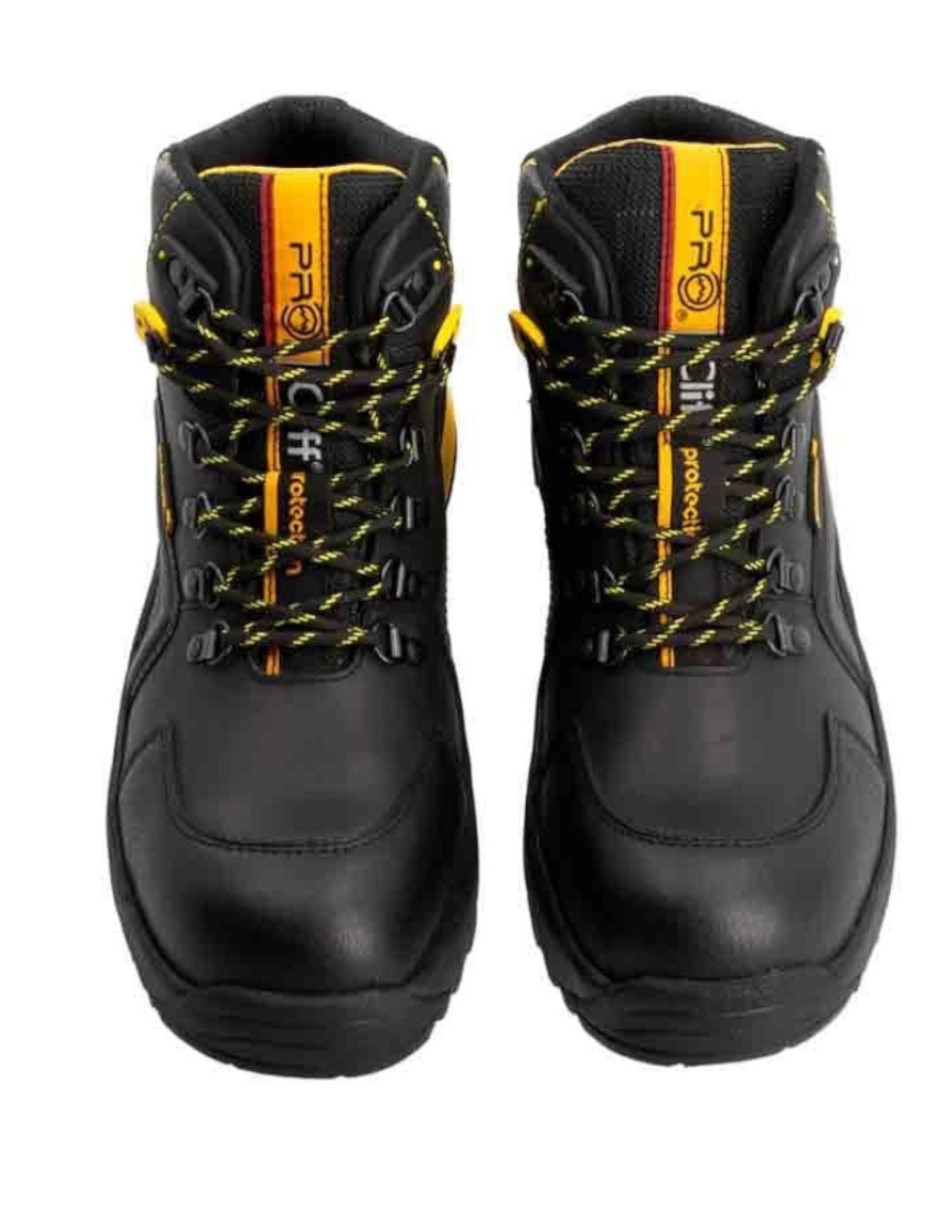 Bota industrial de cuero y piel 4