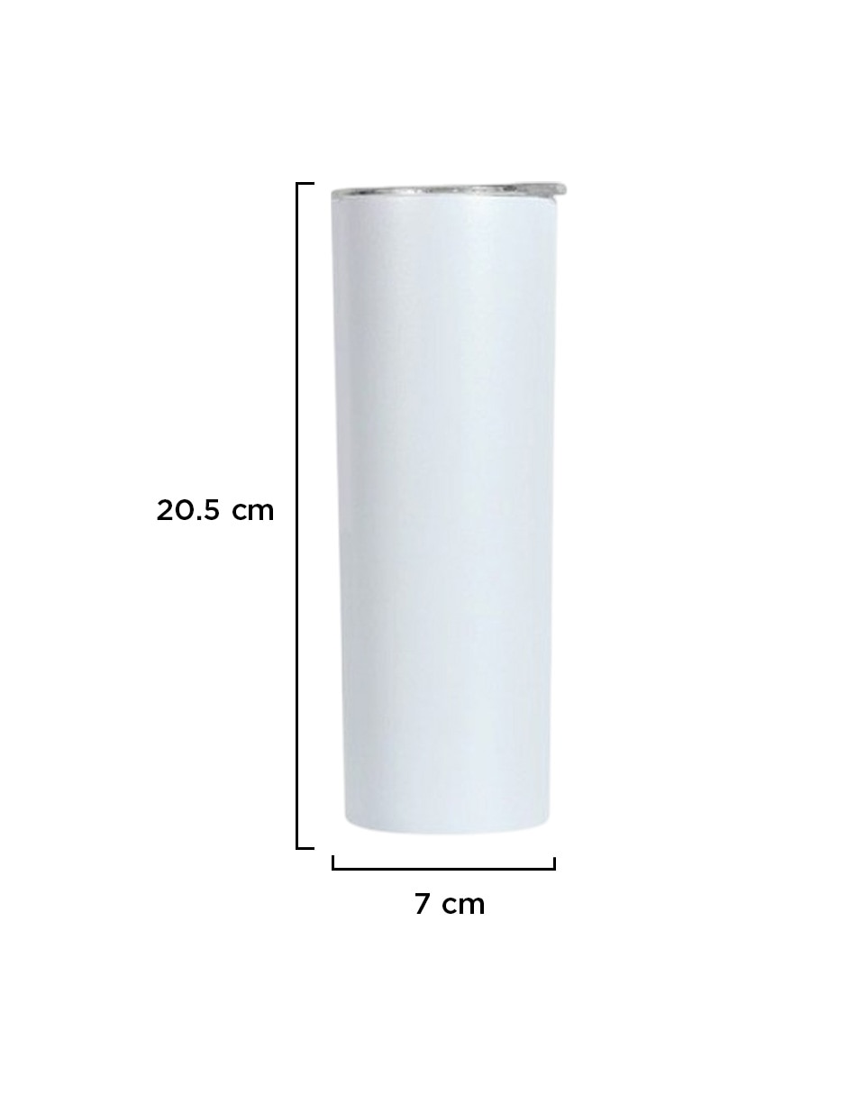 Termo set 50 termos yonaiker 20 oz blanco con tapa a presión 8