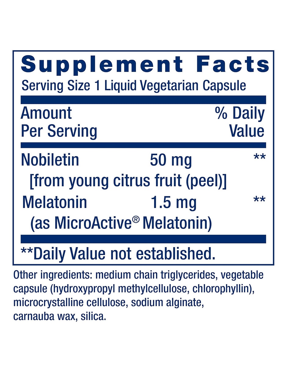 Suplementos alimenticios life extension circadian sleep bienestar del sueño 30 cápsulas life extension con melatonina