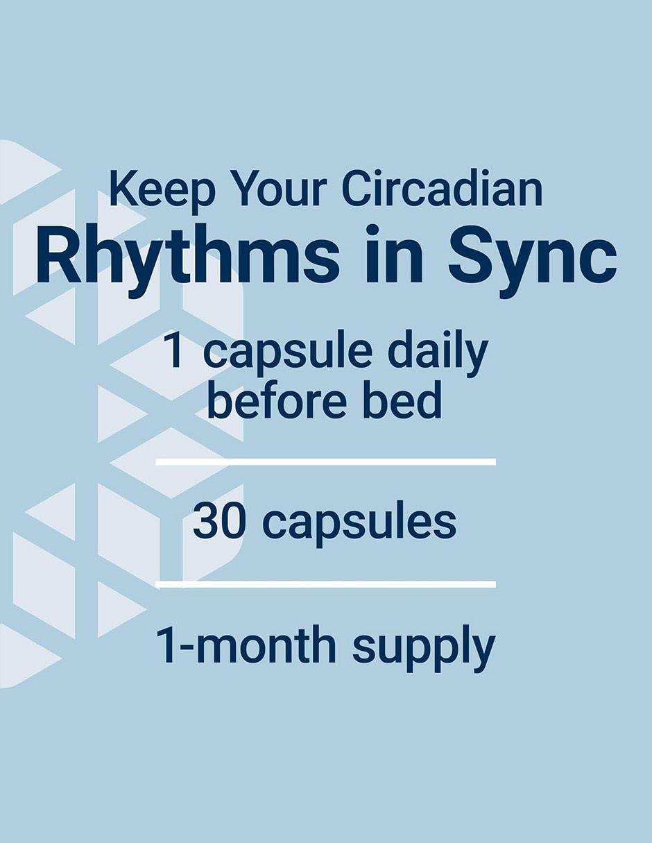 Suplementos alimenticios life extension circadian sleep bienestar del sueño 30 cápsulas life extension con melatonina