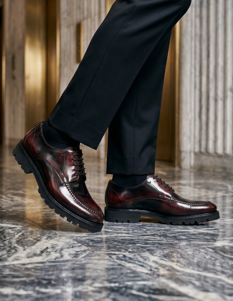 Zapato derby gromo derby para hombre